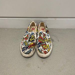 Moschino Comic Slip on Sneakers Size 37